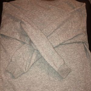 BARELY WORN Gray Crew Sweatshirt from Aerie